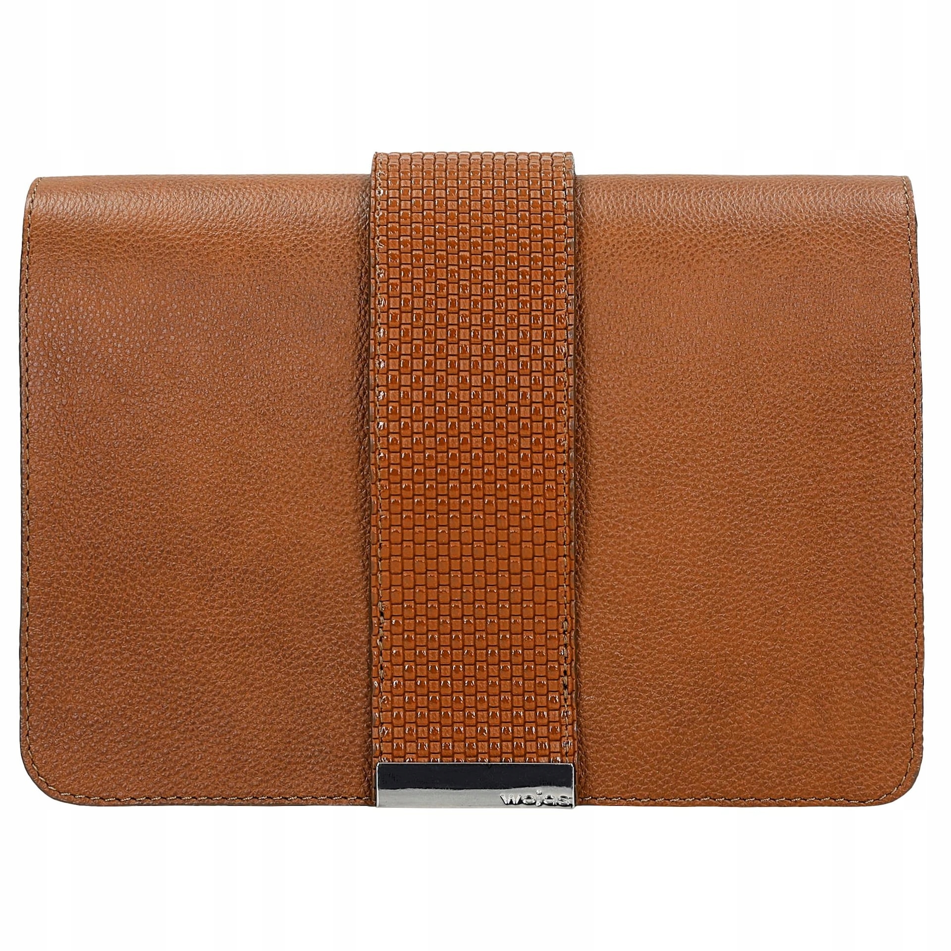 Malá světle hnědá dámská kabelka se zdobeným popruhem