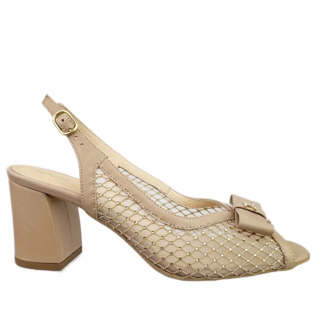 Dámské sandály Higo 3112 BEIGE344/SI béžové 37, Béžová