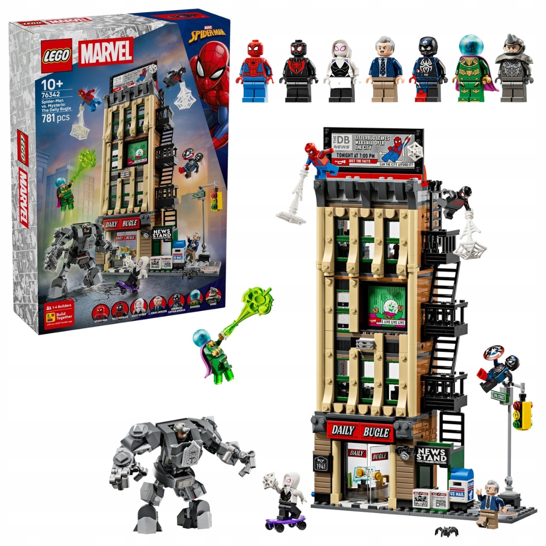 Lego 76342 Marvel Heroes Spider-Man vs. Mysterio: Redakce Daily Bugle