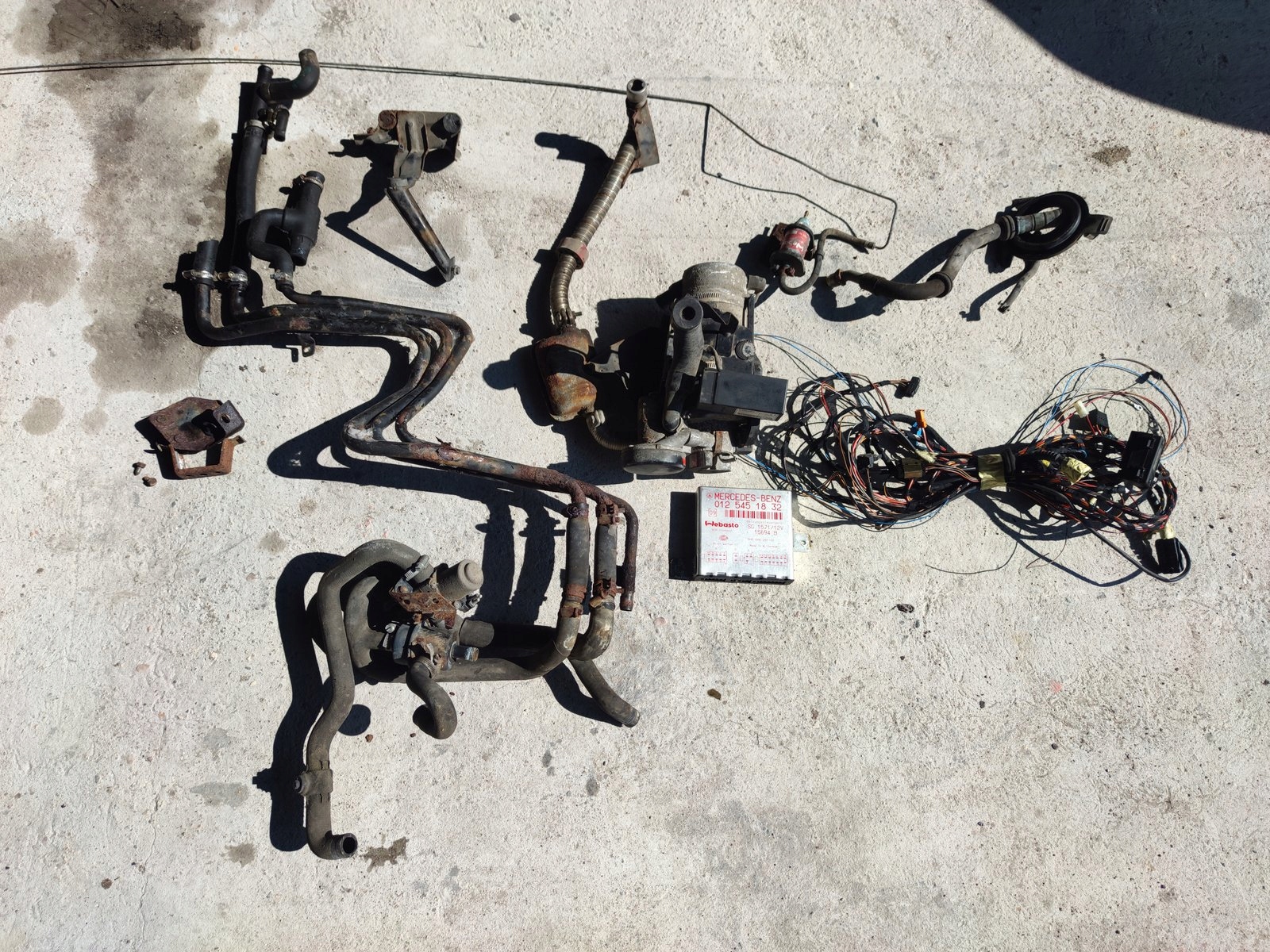 1405000098 - WEBASTO комплект Mercedes W140 бензин CL купе SEC