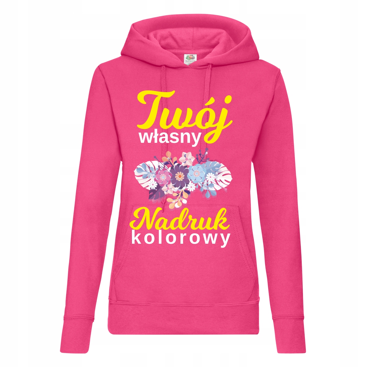 

Firmowa Bluza Z Logo Zdjęciem Damska Dtg Nadruk