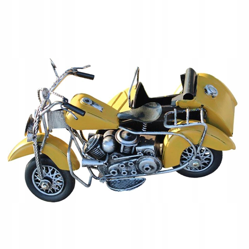 Diecast Motorcycle Model Motorcycle - Yellow Kod producenta Solife-53028044