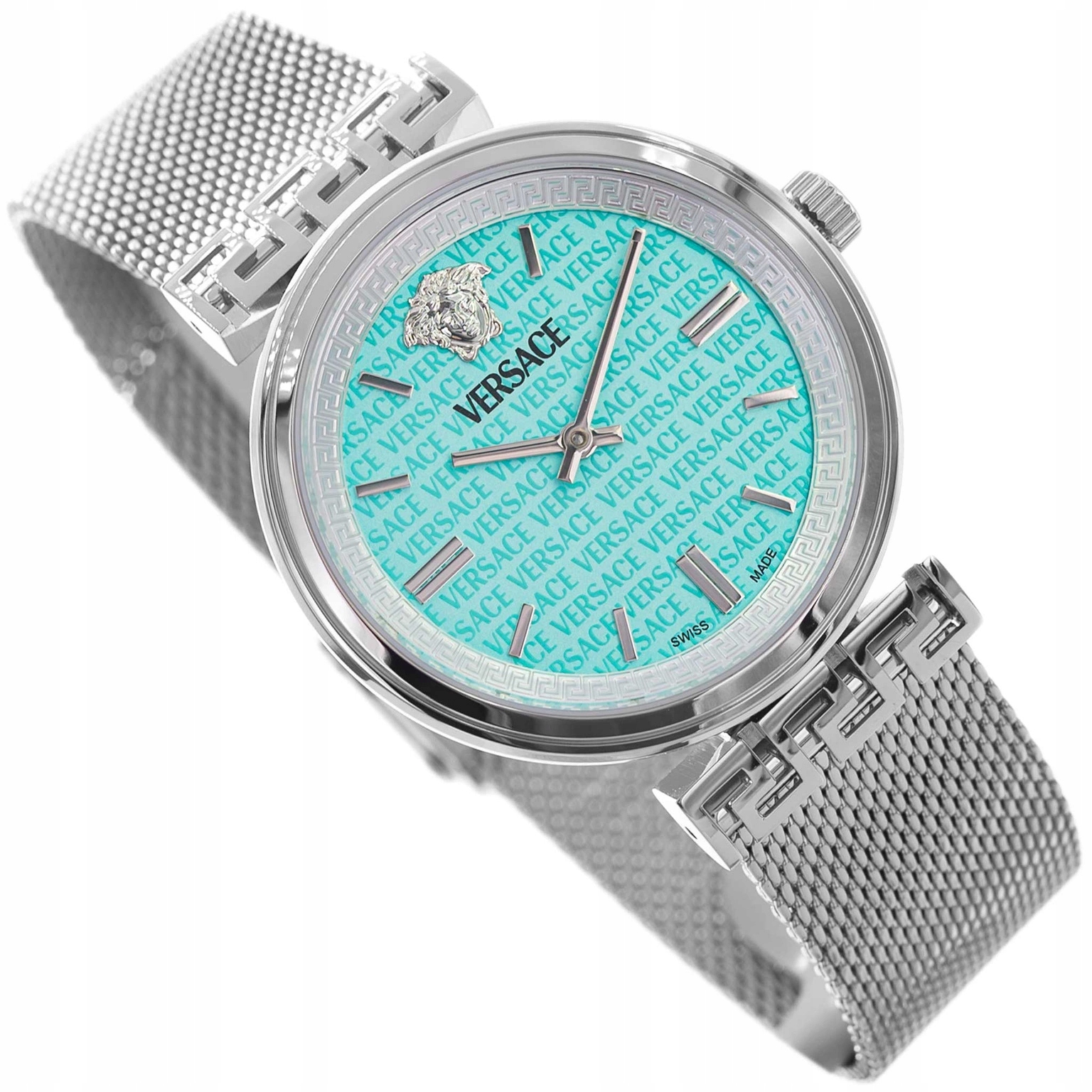 Dámské Hodinky Versace VETCA0324 Mythos Stříbrné Na Náramku, Elegantní