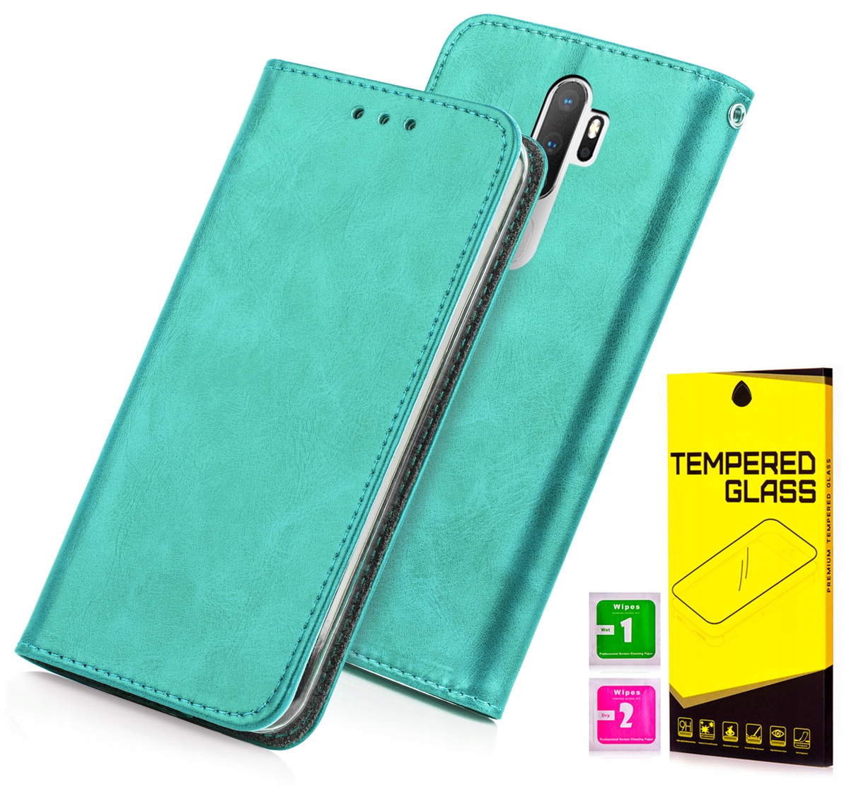 

Etui Portfel Blue Moon Do Oppo A5 2020 Szkło 9H