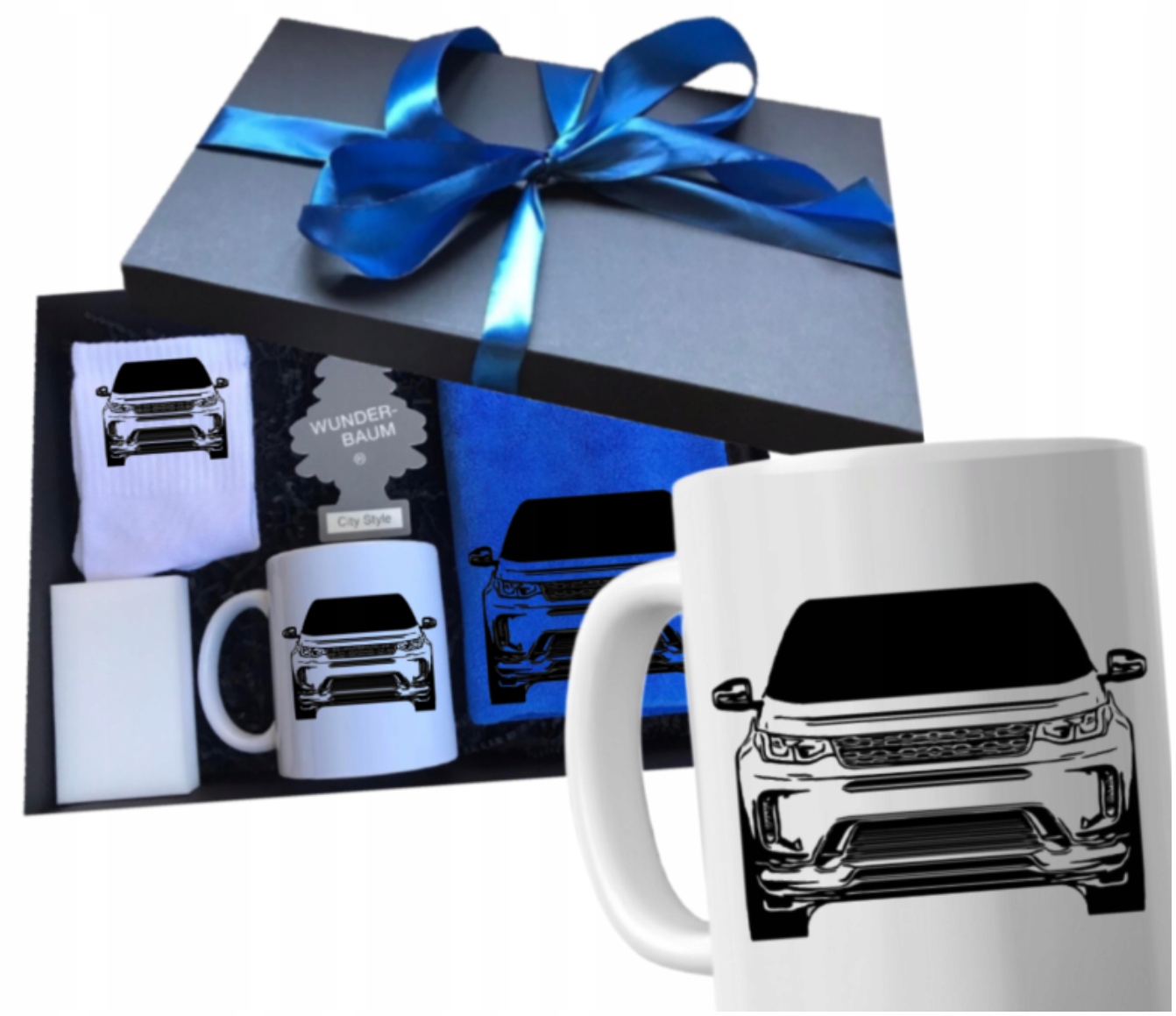 Sada hrnečků Dárek k narozeninám a jmeninám pro řidiče auta Land Rover