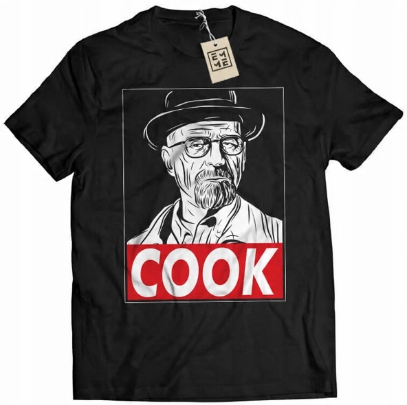 

Koszulka Cook Heisenberg Breaking Bad czarna XL