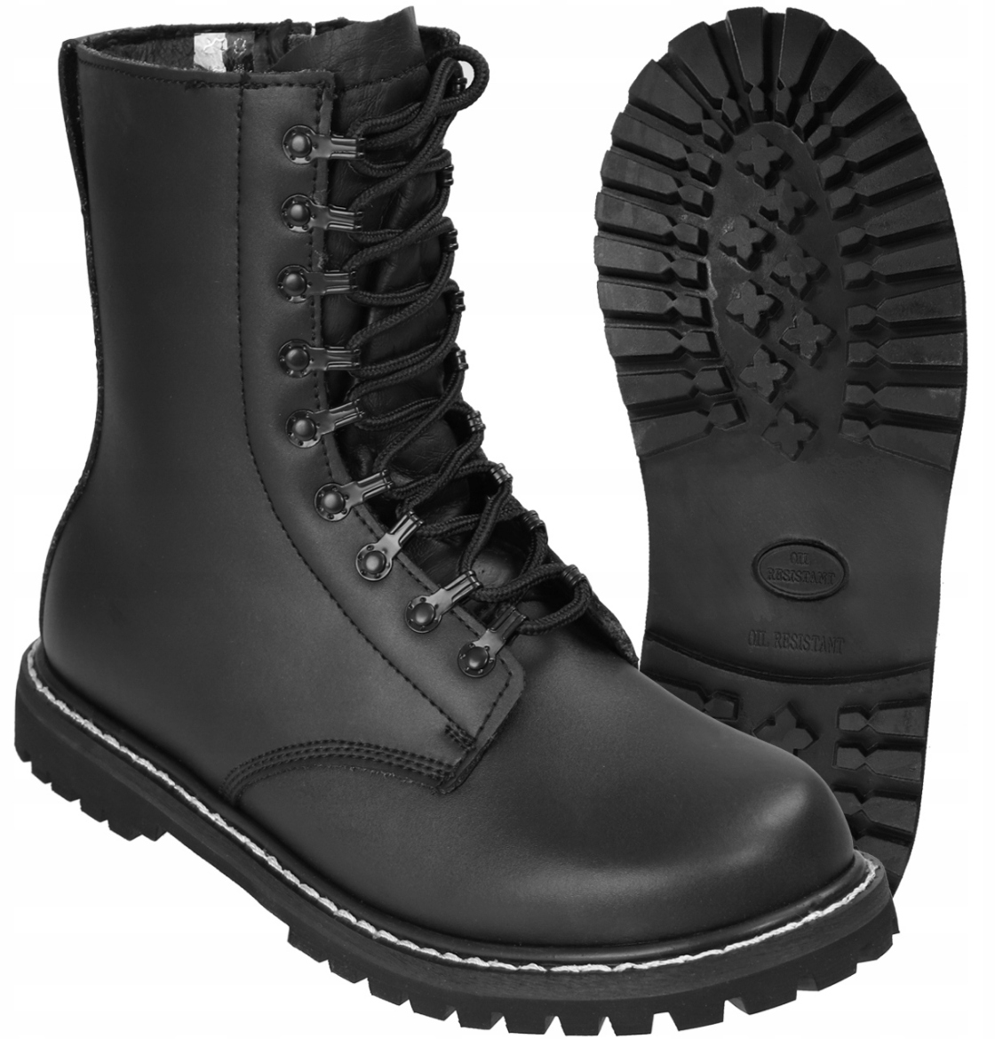 Vojenské taktické zimní boty Mil-Tec Para Boots zateplené černé 46