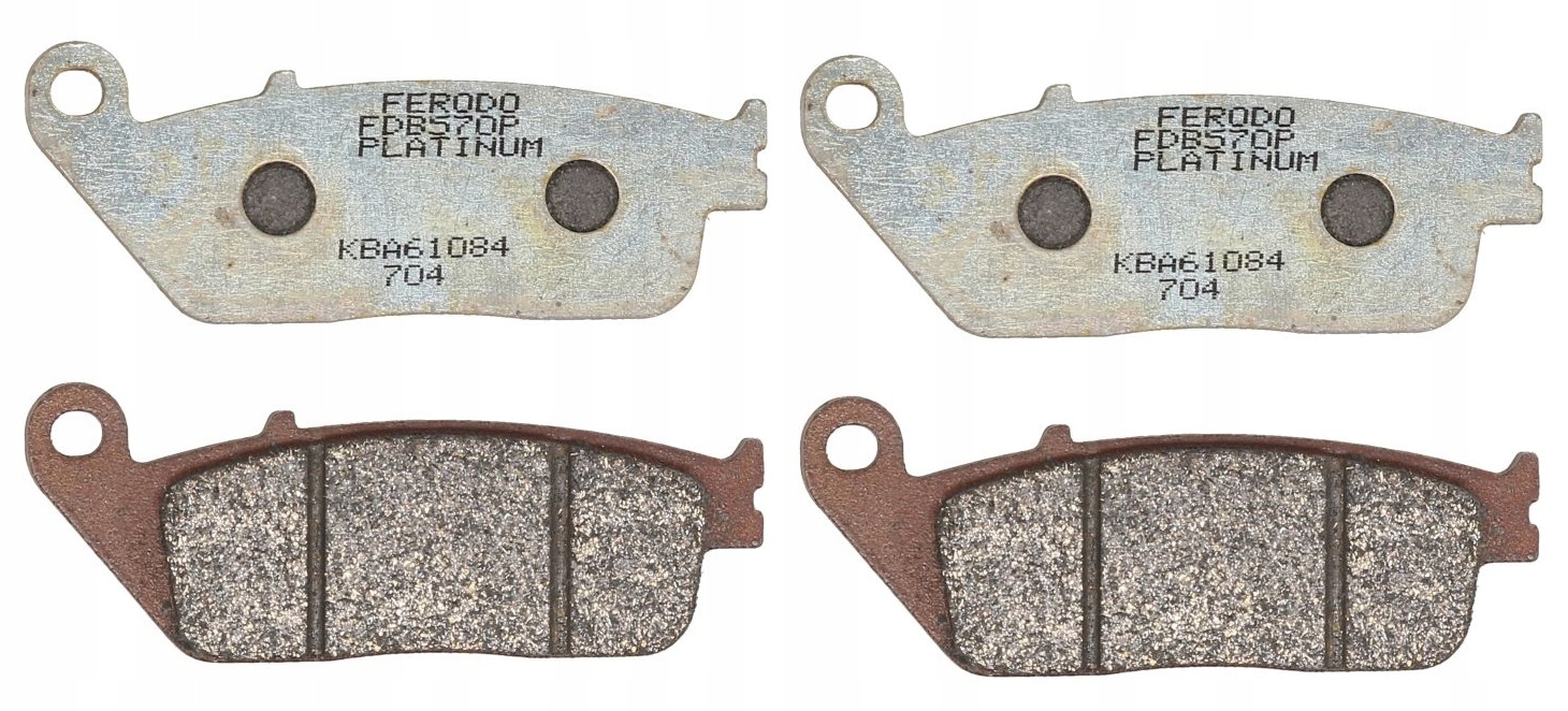FDB570P - ТОРМОЗНЫЕ КОЛОДКИ FERODO HONDA CBF 1000 2006-11