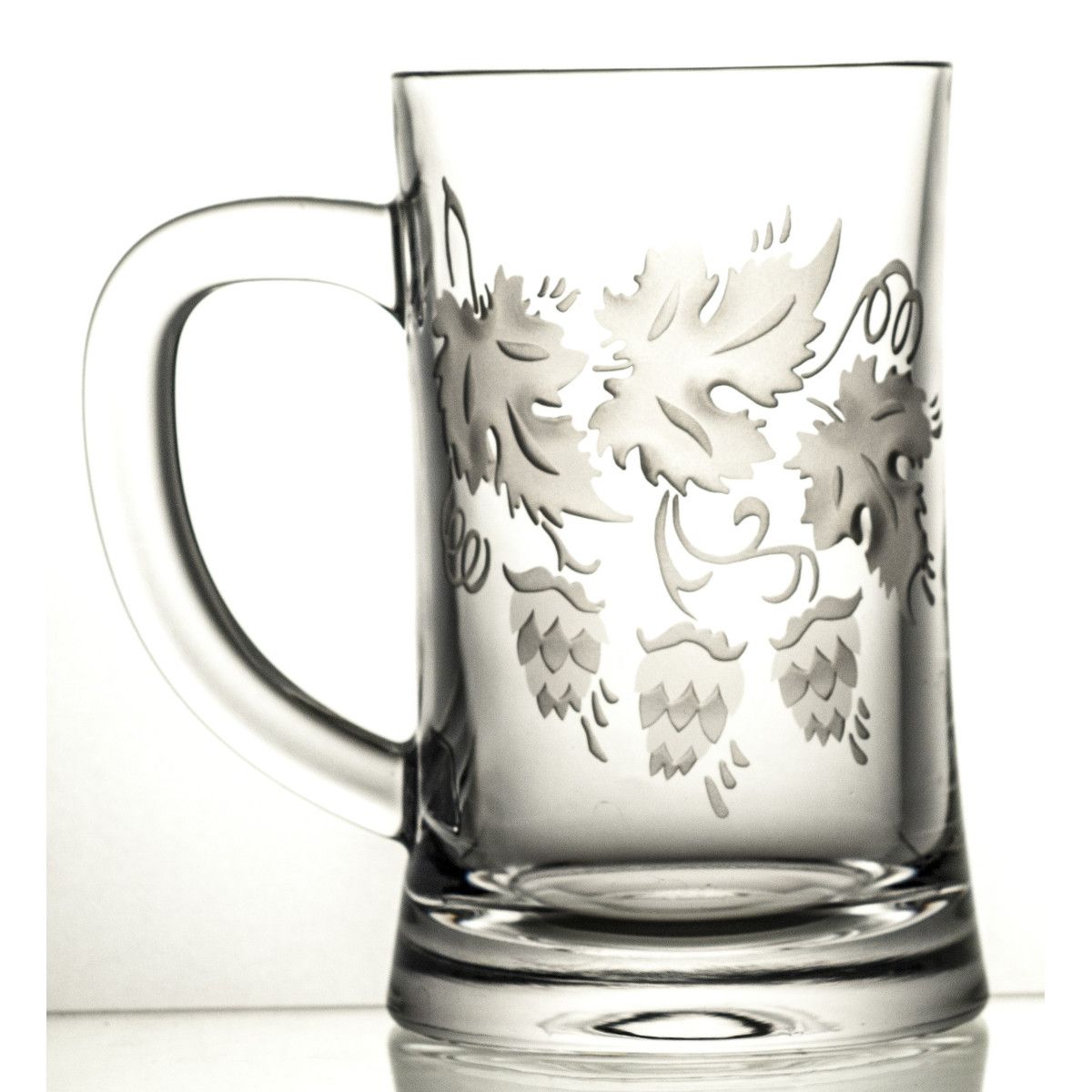 Crystal Julia Pivní Sklenice křišťálový na pivo gravírování chmel