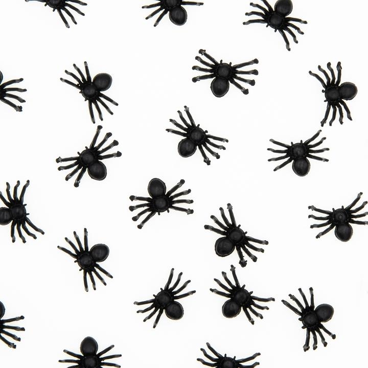 

Konfetti Halloween czarne pająki dekoracja 10szt