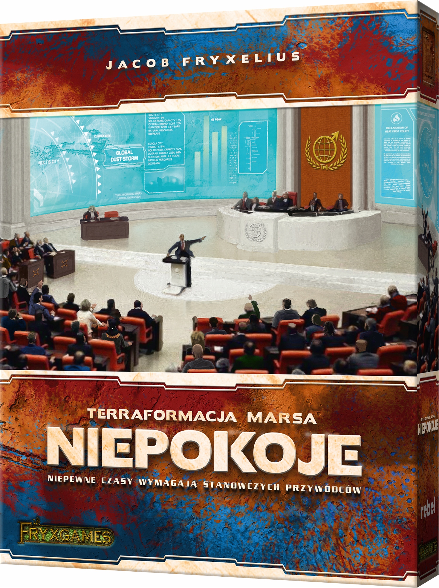 Terraformacja Marsa: Niepokoje Gra planszowa Rebel