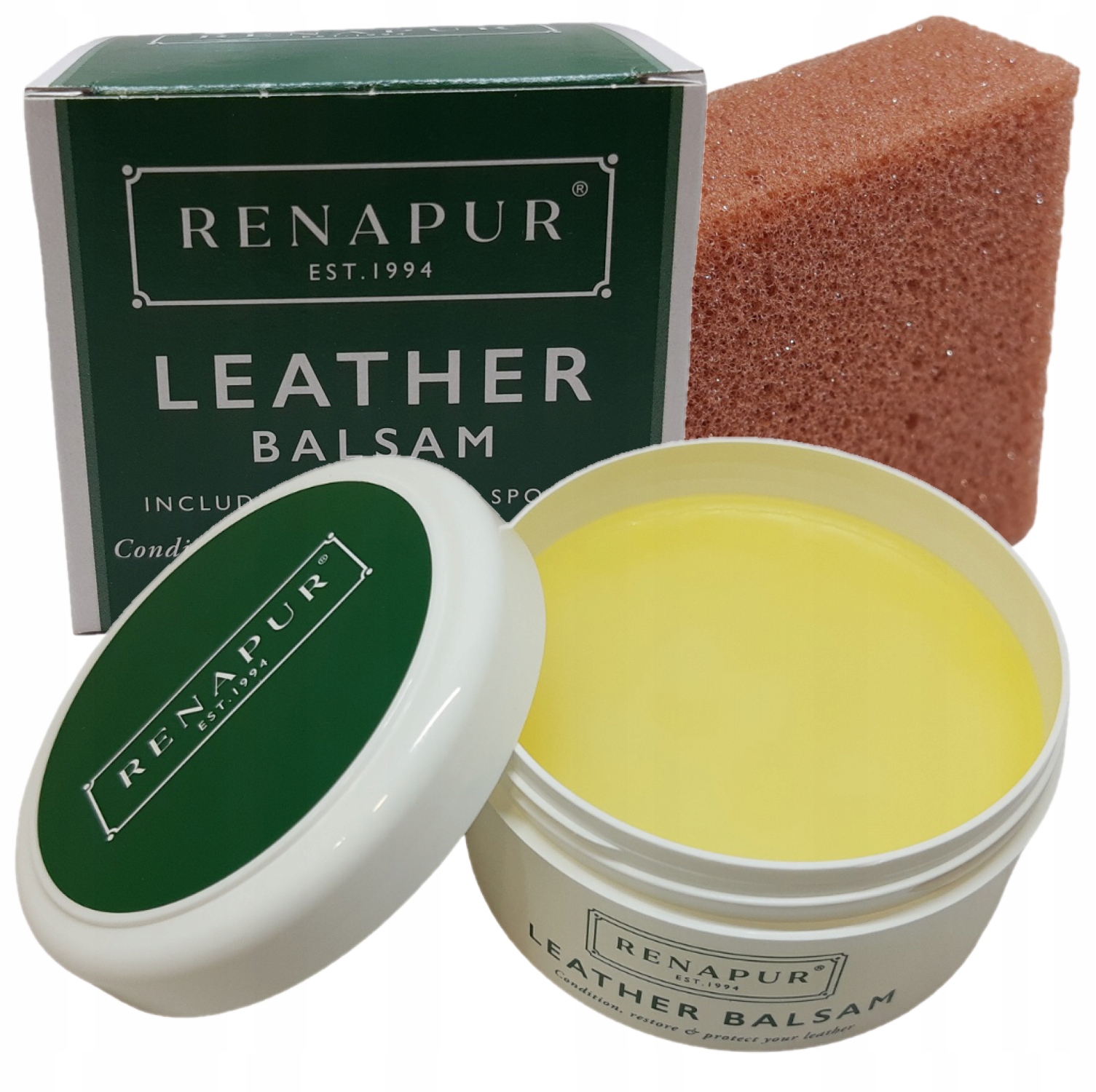 Renapur Naturalny Balsam Do Skór Tapicerek Mebli Odzieży Butów 125 ML