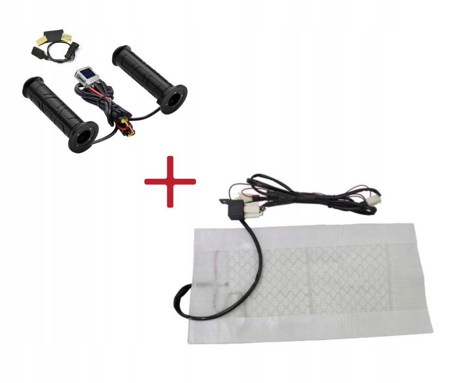 Sada vyhrievaných manžiet a podložky na sedadlo univerzálny vyhrievací palec