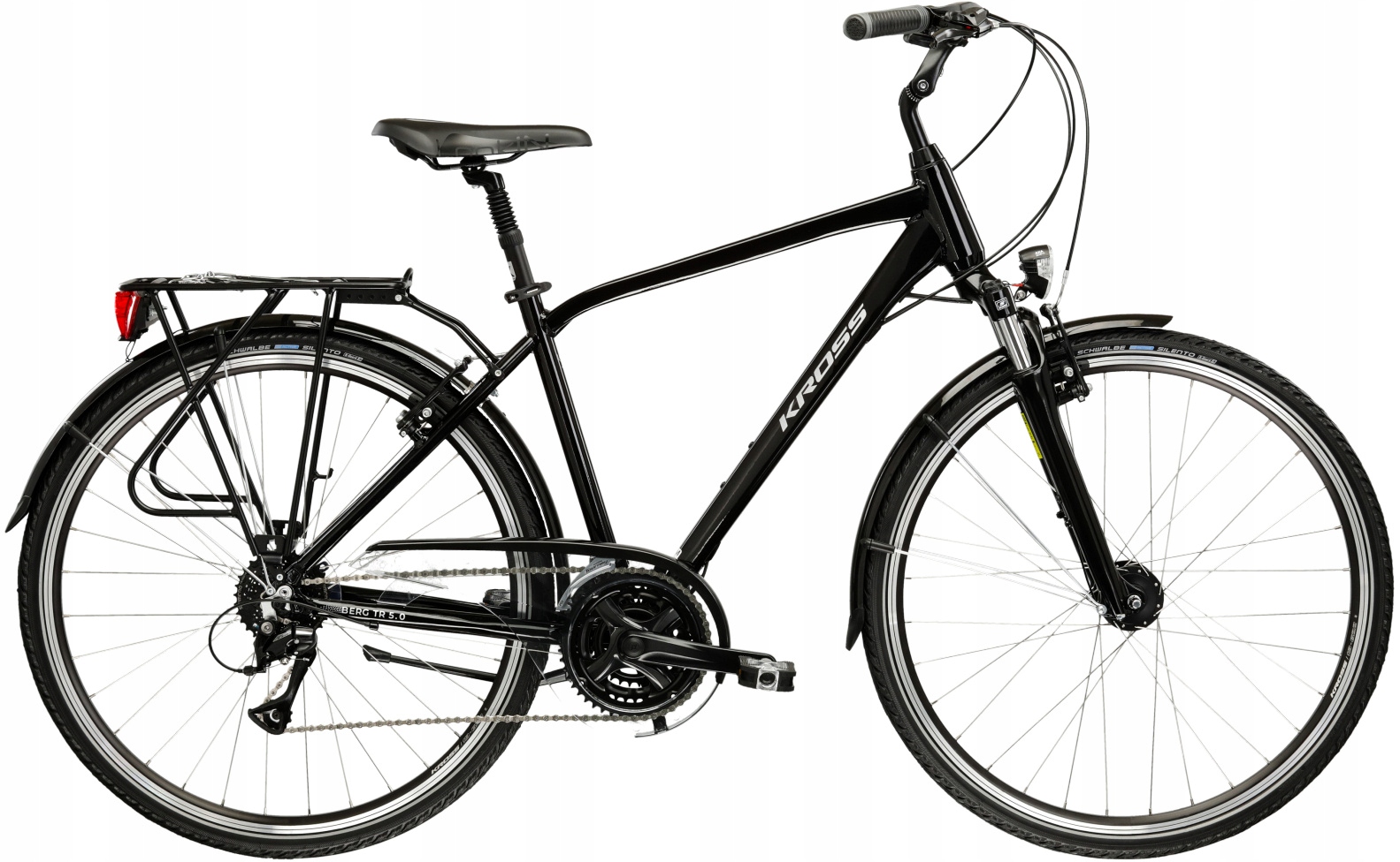 Rower trekkingowy Kross Berg Tr 5.0 rama 19 cali koło 28 " czarny