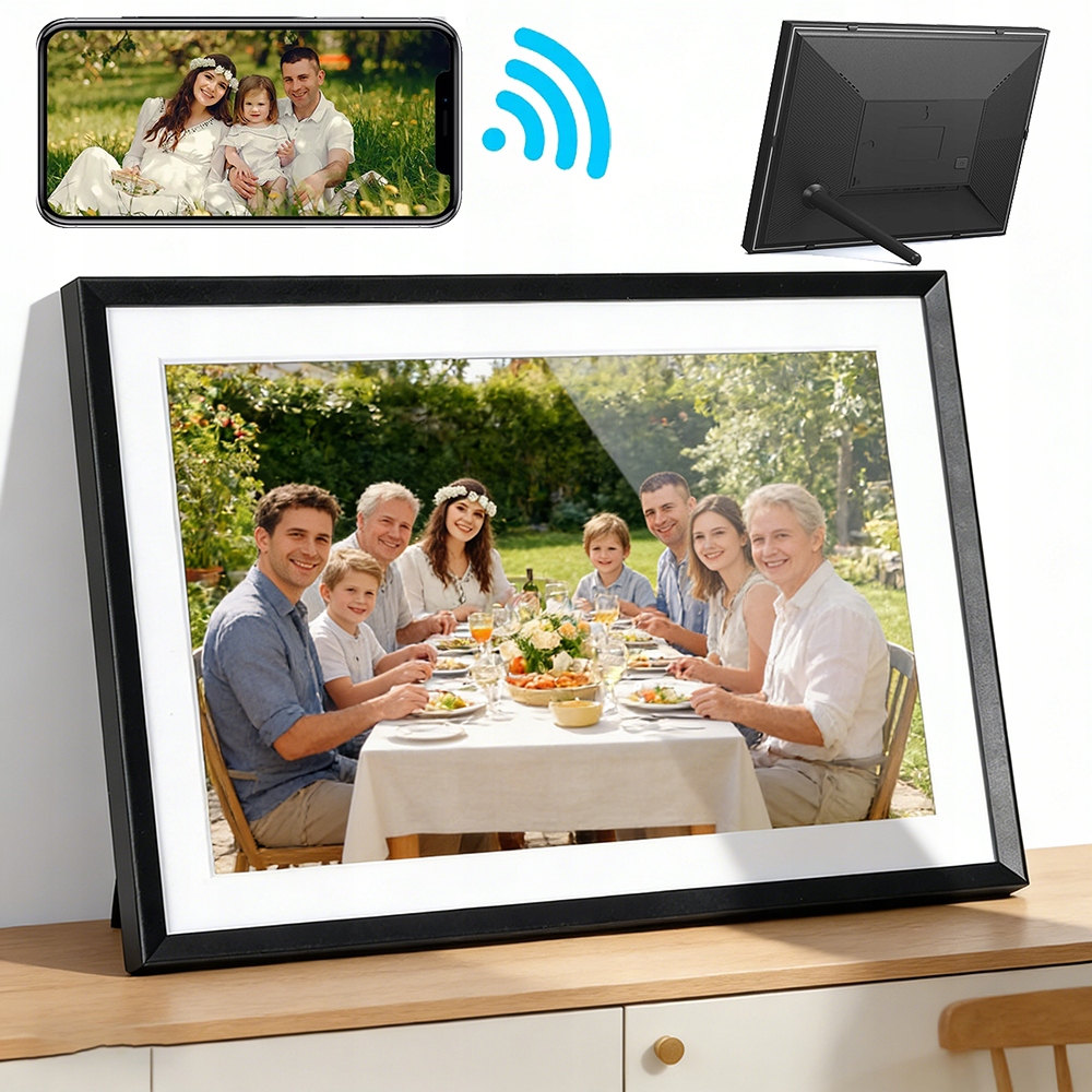 Frameo Digitální Fotorámeček Rámeček Dotykový Fotografie Videa 1280*800 32GB