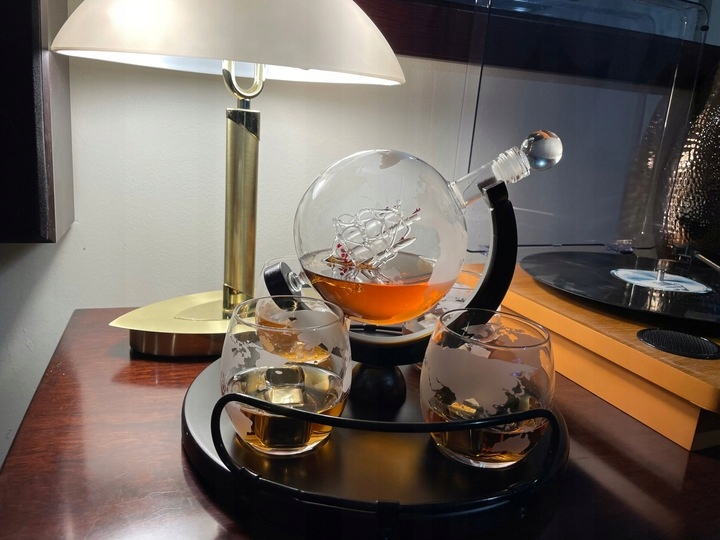 Zestaw do whisky karafka butelka prezent Marka inna