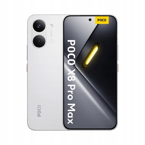 Smartfon Poco X8 Pro Max 12+512 Gb 5G biały 6,83" Amoled 120 Hz 8500 mAh