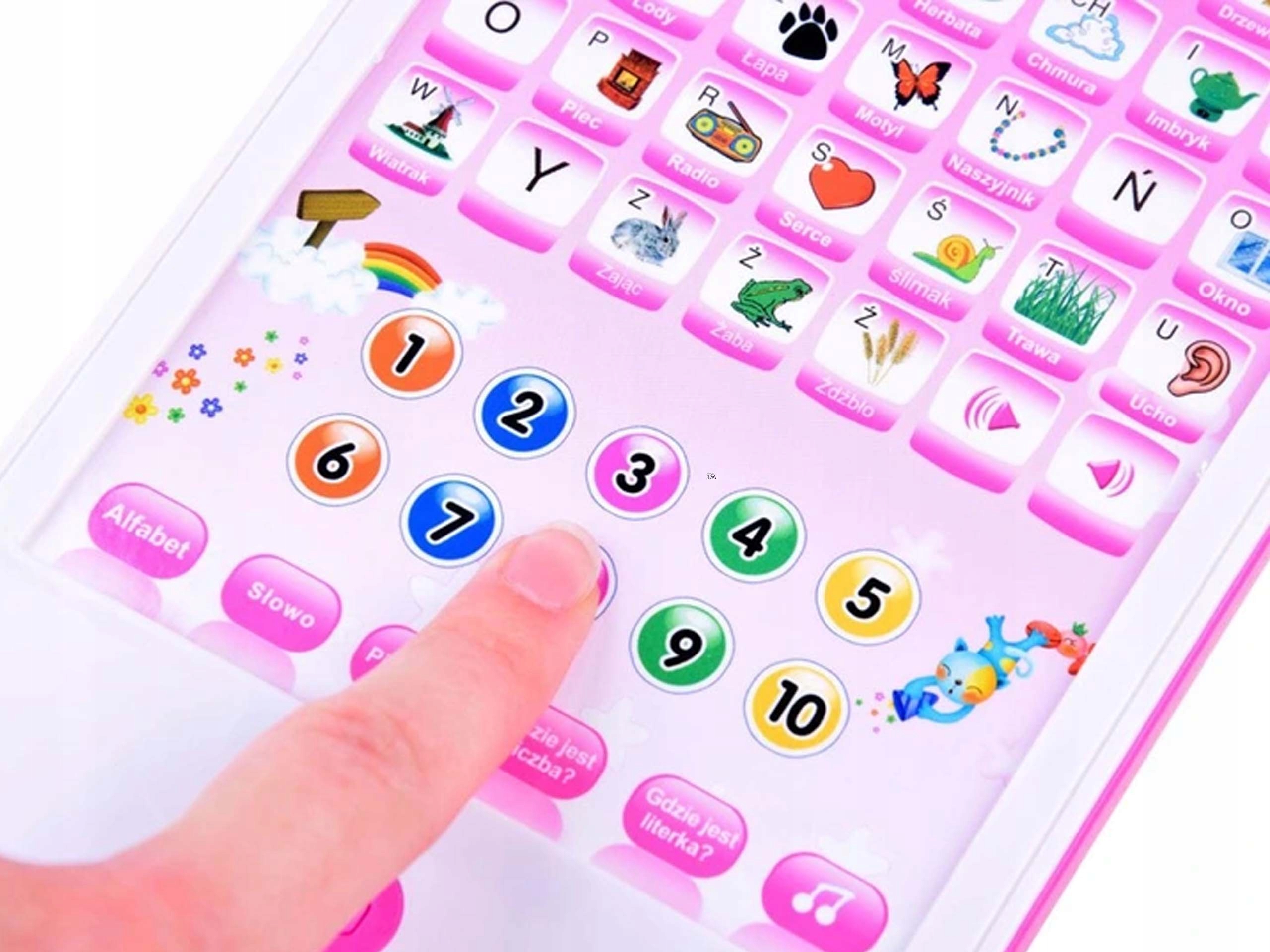 TABLET EDUKACYJNY INTERAKTYWNY UCZY I BAWI POLSKI Marka Zutto