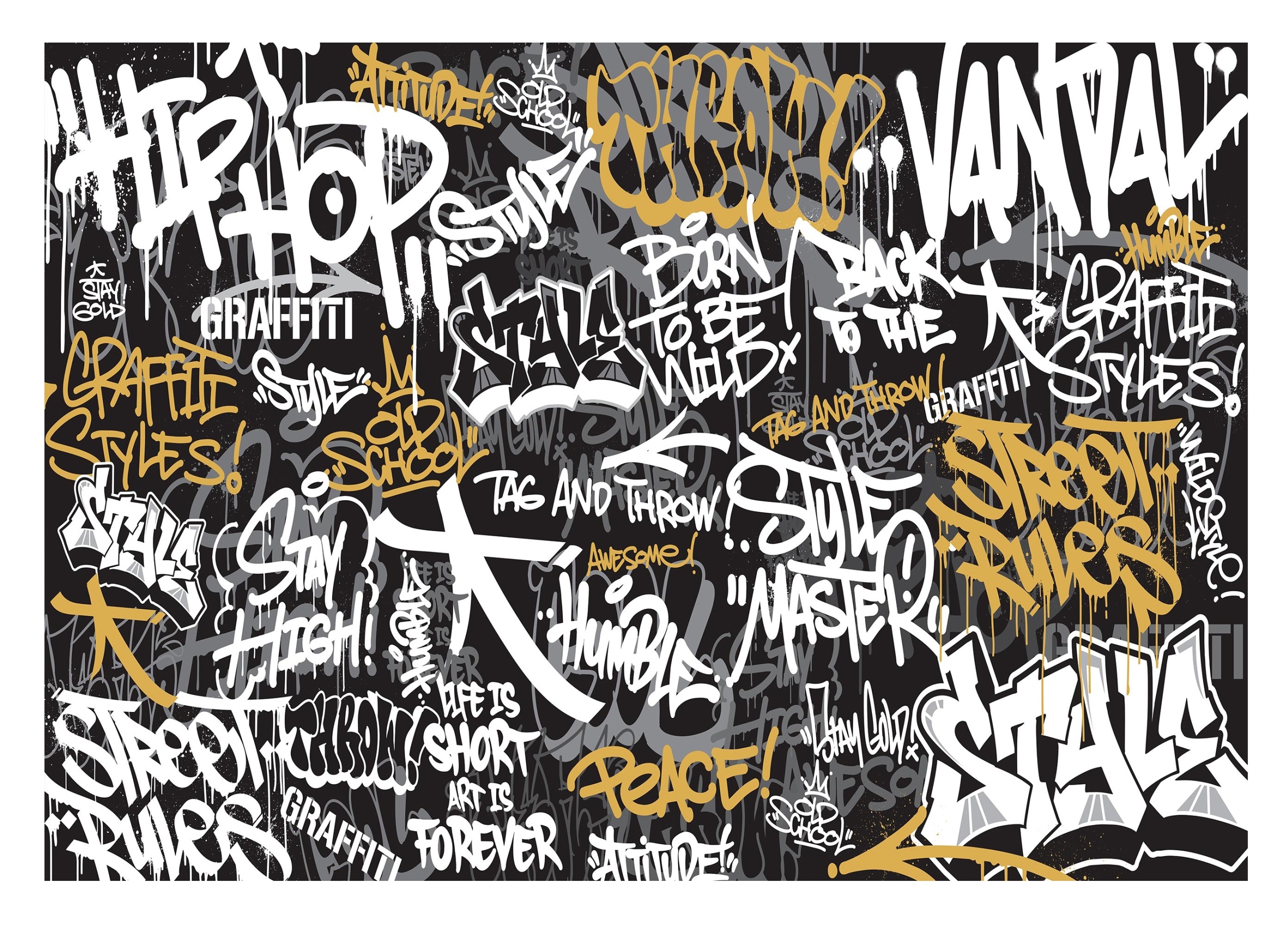 Fototapeta Graffiti pro mládež a chlapce 254x184