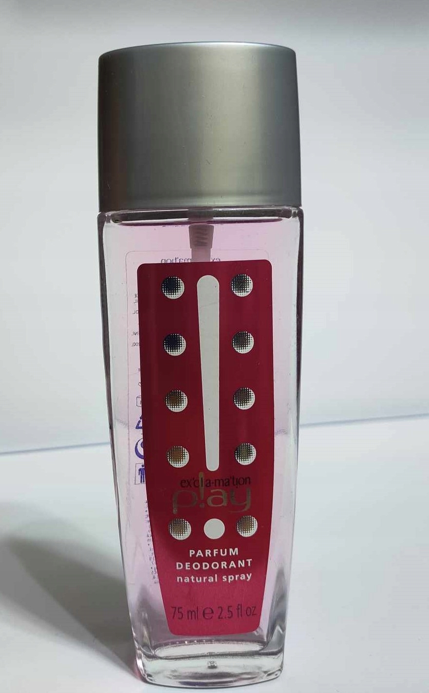 Nová Exclamation Play! Jediný Parfémovaný Deodorant 75 ML Jediný Originální