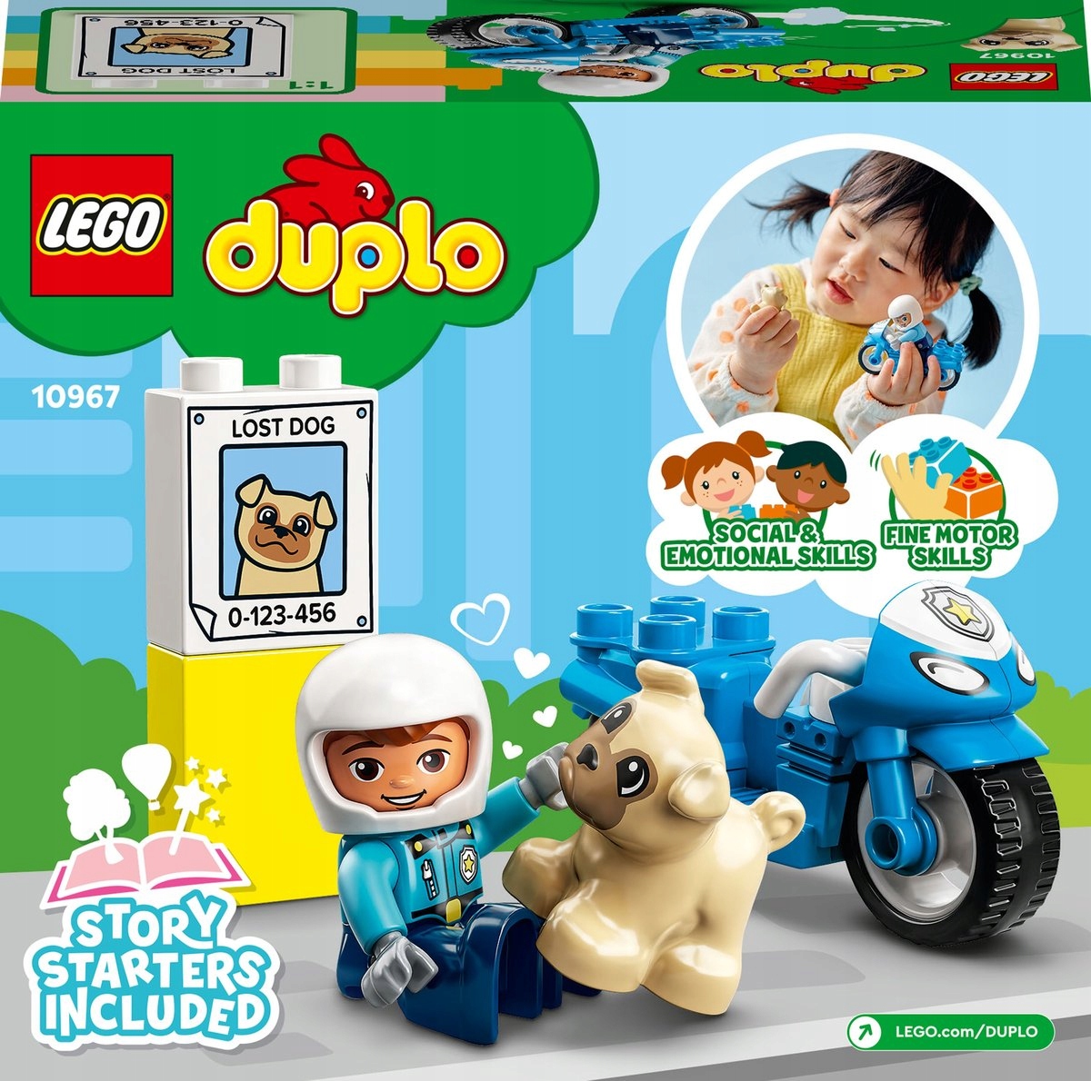 LEGO Duplo 10967, Motocykl policyjny Marka LEGO