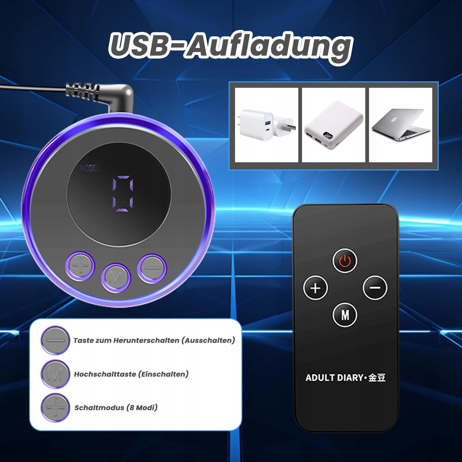 LYAMAIS Elektro Stymulator Prostaty Metalowy Plug Analny Zestaw SM — miniatura 6