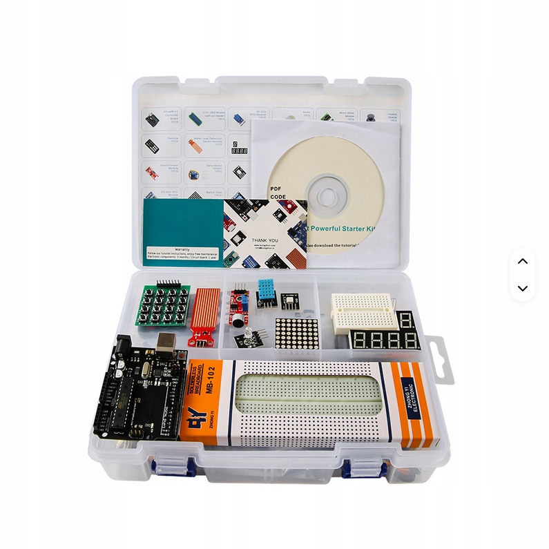 ProRock pro Arduino Uno R3 32+ Projekty 171 komponent