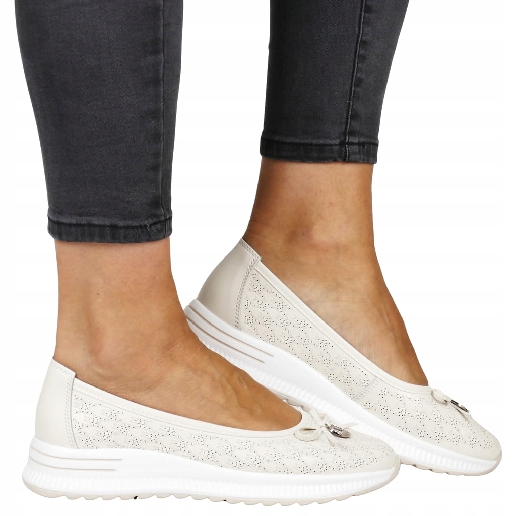 iButy Baleriny Dámské Kožené Boty Na Platformě S Tlustou Podrážkou, Béžové