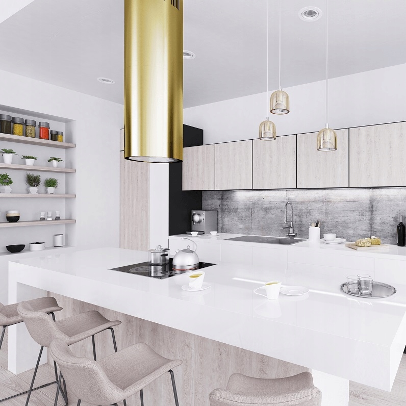 OKAP WYSPOWY GLOBALO CYLINDRO ISOLA 39.4 GOLD ZŁOT Kod producenta CYLINDRO_ISOLA_39_4_GOLD