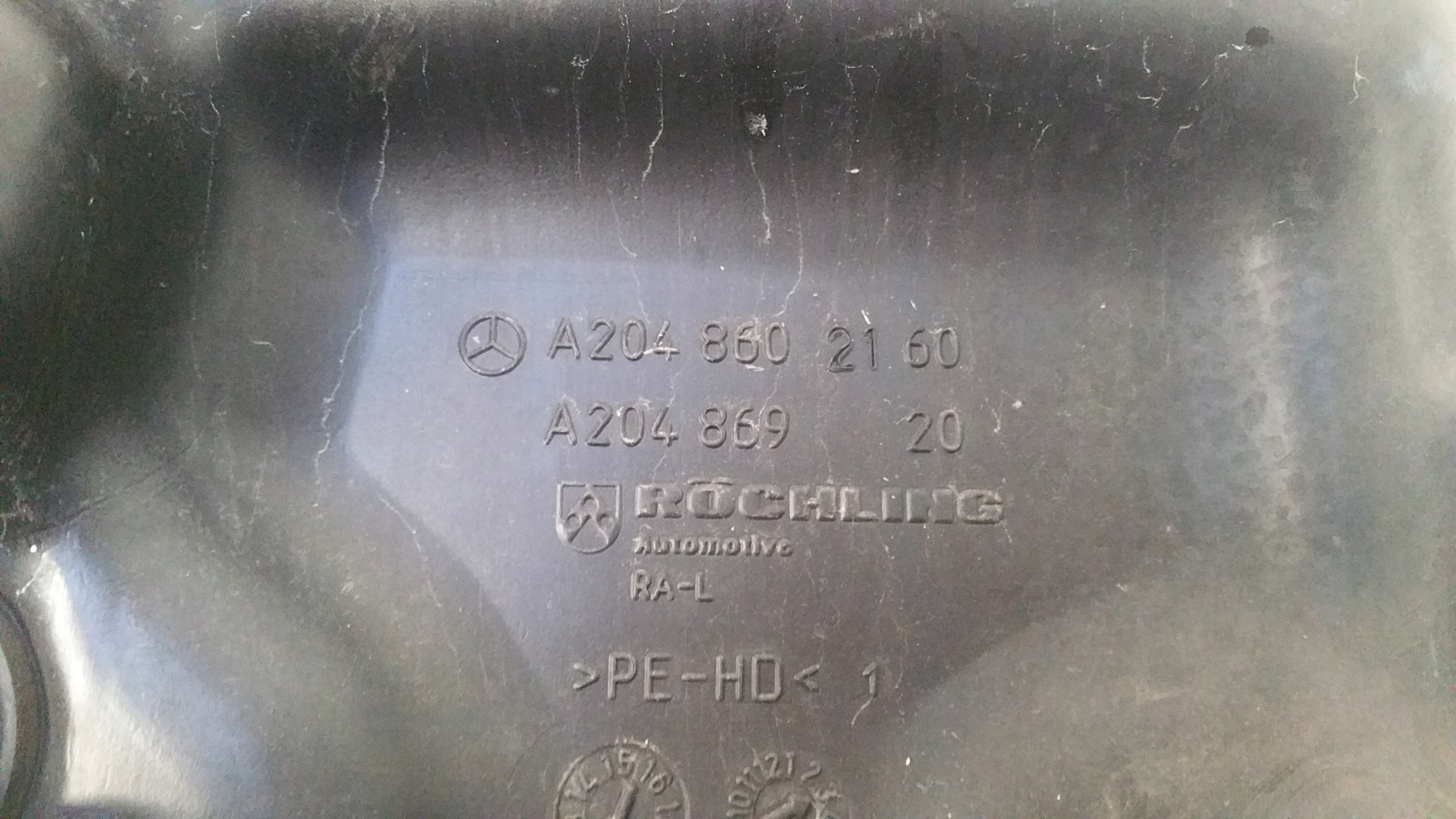 Behälter Spritzdüse 2048602160 Mercedes W212