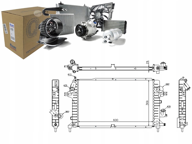 Chladič Motoru Opel Astra H Astra H Classic As Nezbytnost řidiče #37