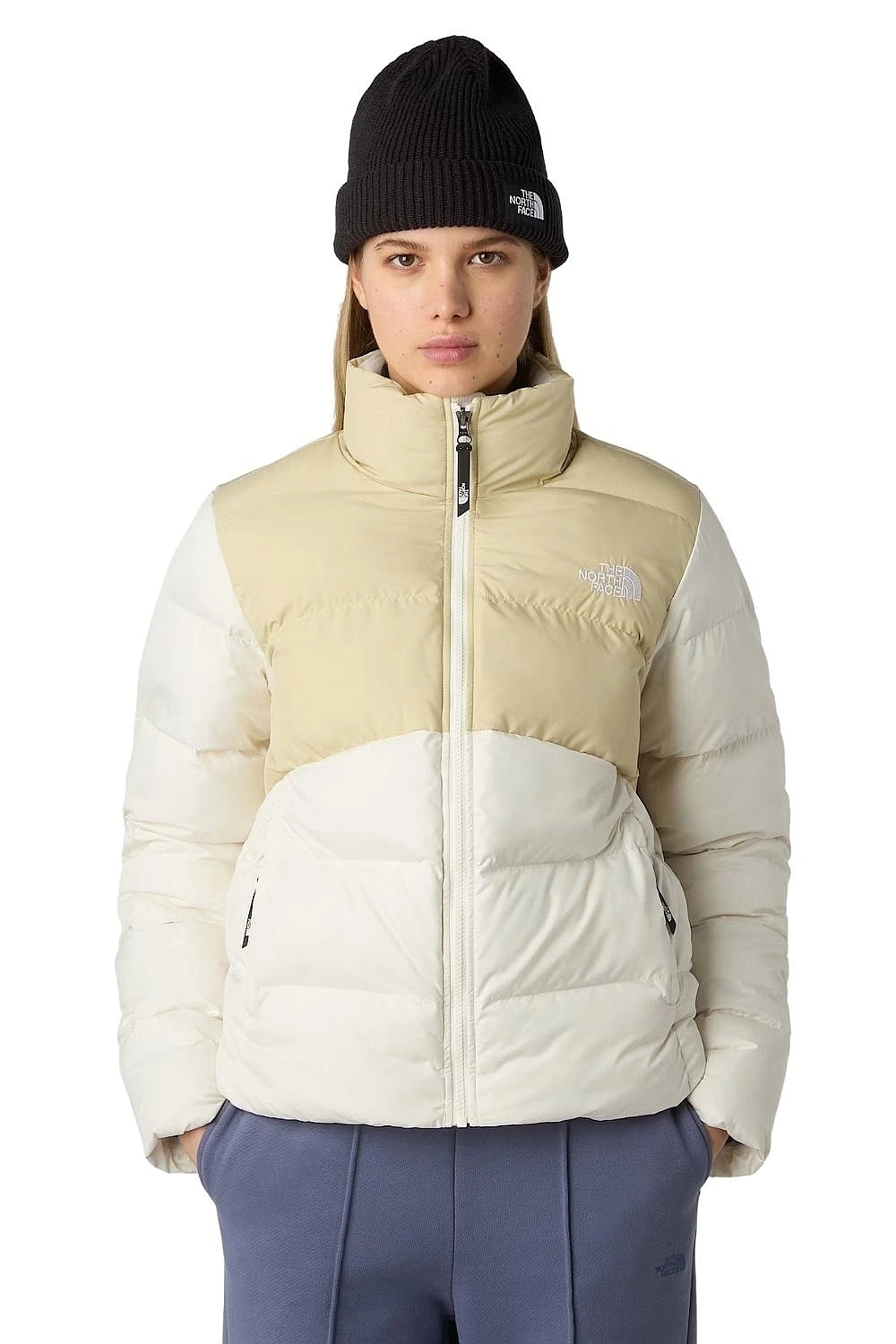 kurtka The North Face Saikuru Gravel/White Dune