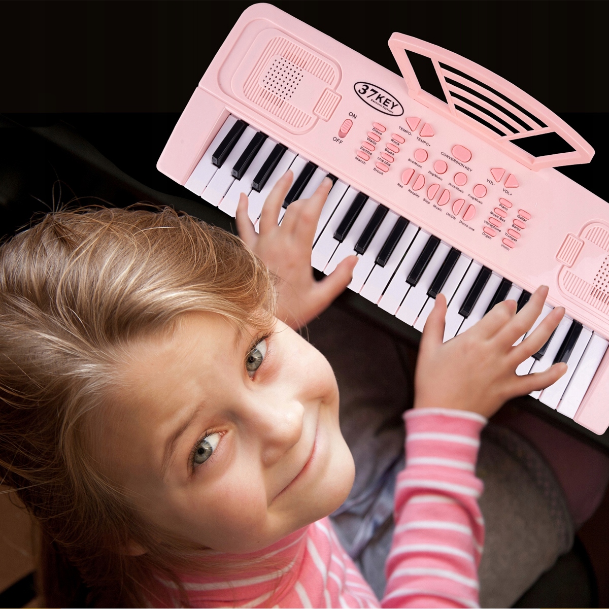 Wielofunkcyjne Organy Pianino Elektroniczne 37 Klawiszy Keyboard + Mikrofon Marka Stator