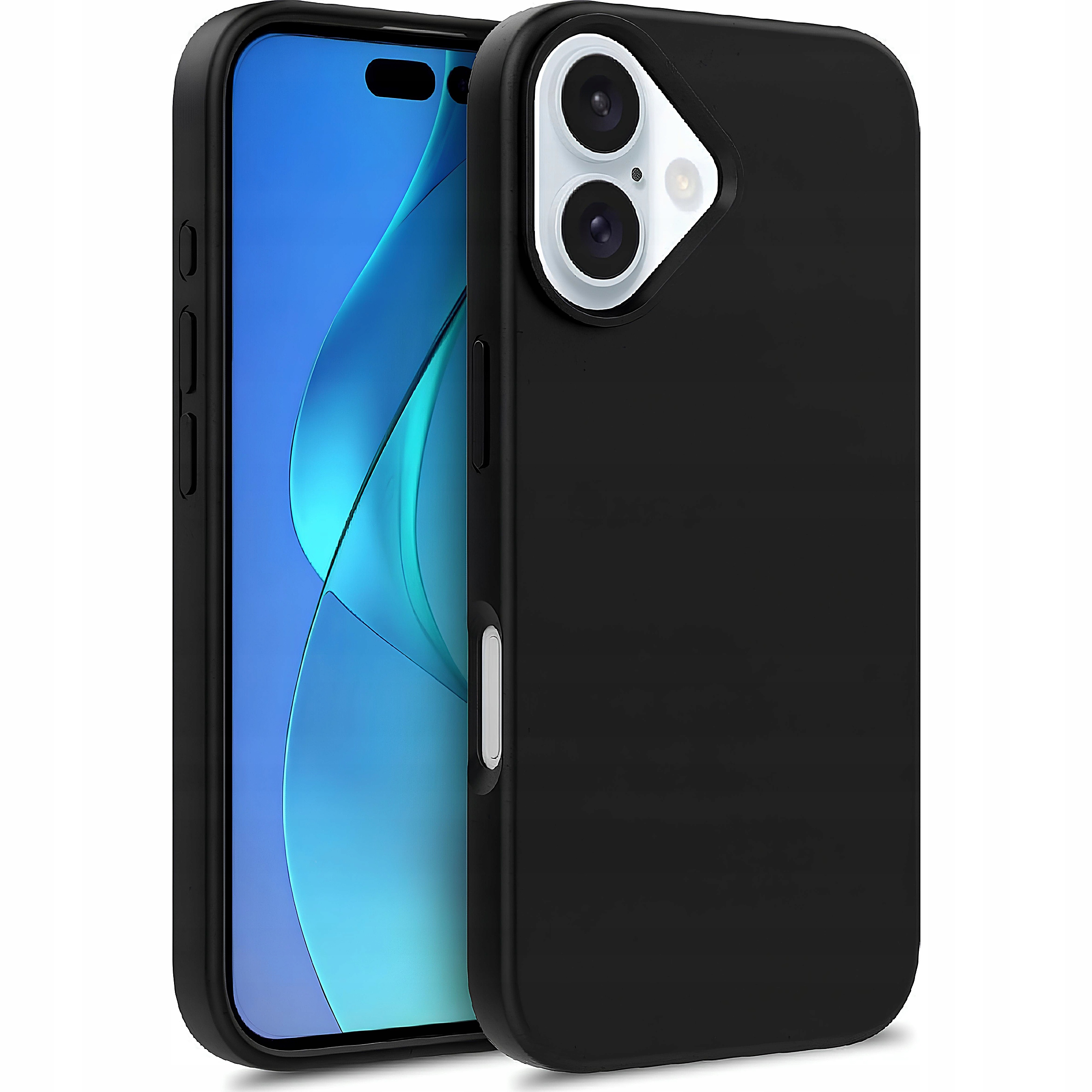 Plecki Etui Multiple Color Wheat Bran Case MagSafe do iPhone 16 czarne