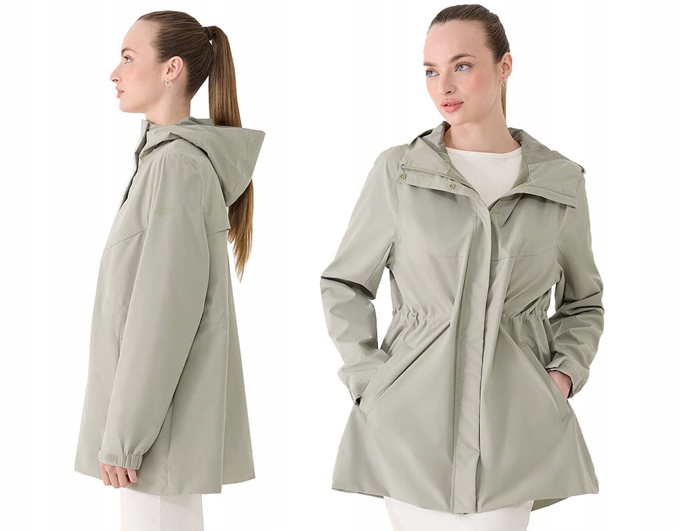 Dámská Bunda 4F Parka Lehká S Kapucí Sportovní r.XS