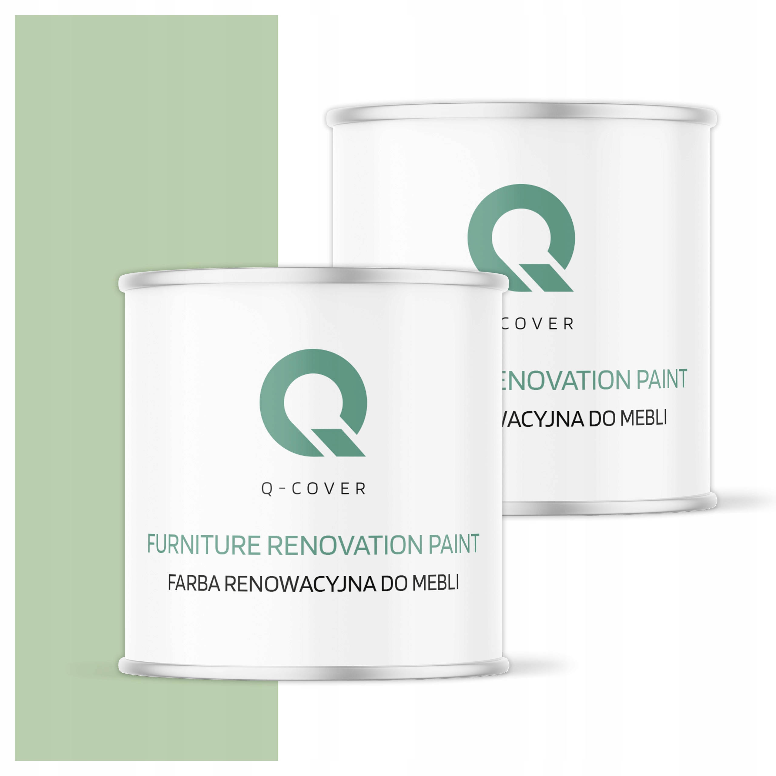 Farba na renováciu nábytku z dreva Ozdobná zelená pastelová 6019 Lesk 2,5L