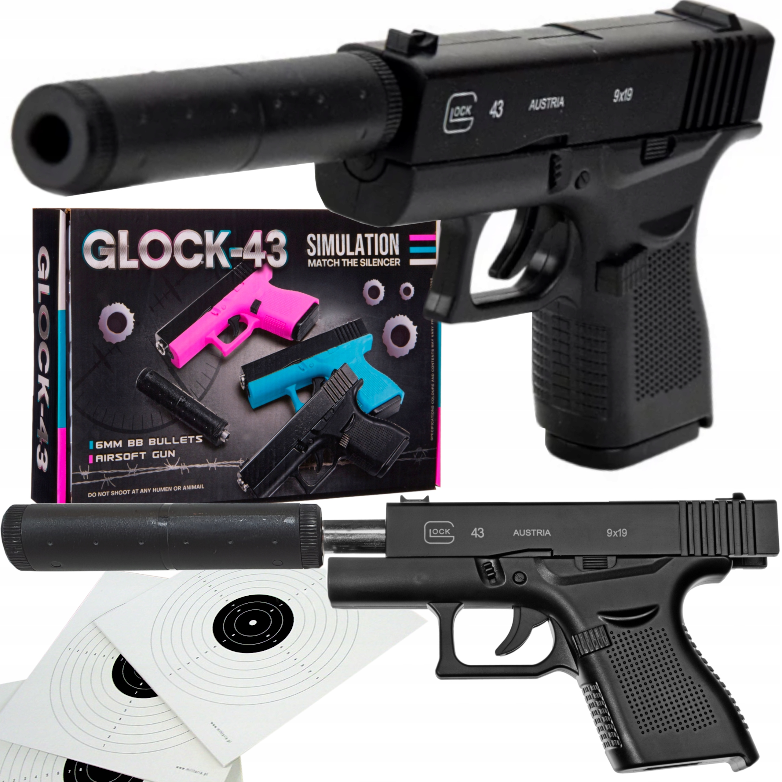 

Glock 17 Gen. 4 Pistolet Metalowy Na Kulki Karabin