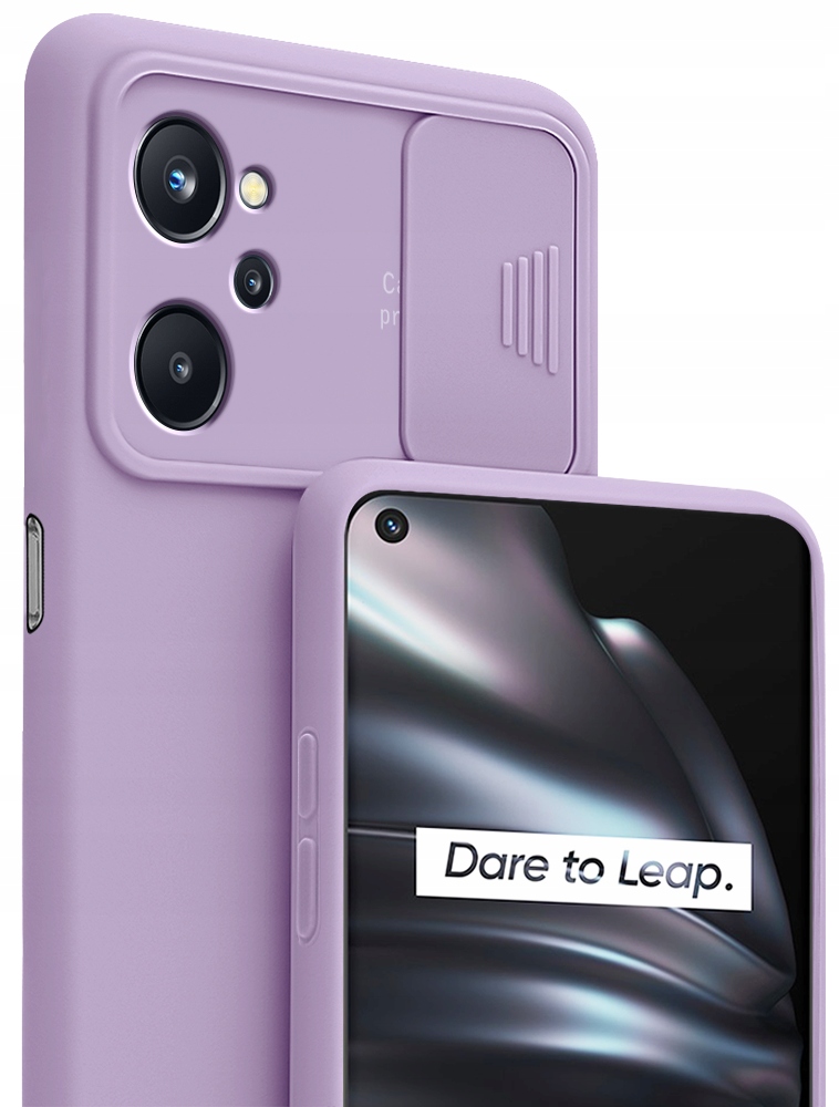 

Etui Silicone CamShield Szkło 9H do Realme 9i