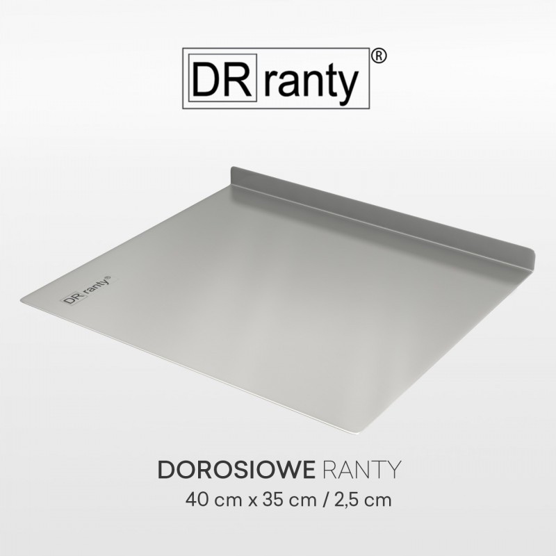 Duża blaszka-podkładka pod ranty 40x35 cm Dr