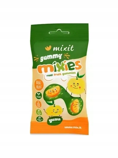 7 x Ovocné mixy – přírodní želé bonbony s příchutí Yuzu Mixit, 35 g