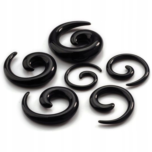 AKRYLOWY ROZPYCHACZ SPIRALA CZARNA 12 mm Marka Inna marka