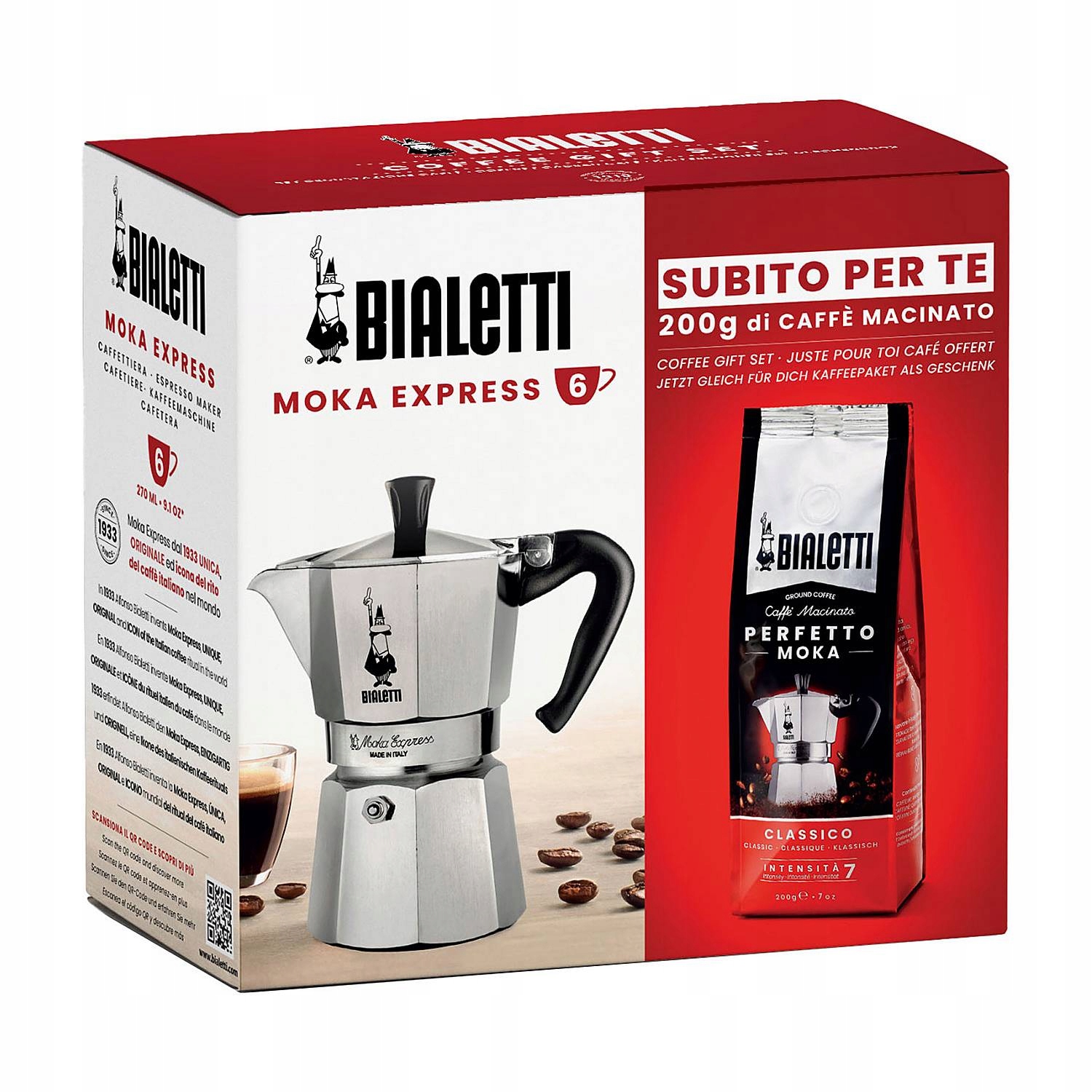 

Kawiarka Moka Express 6 fil Bialetti