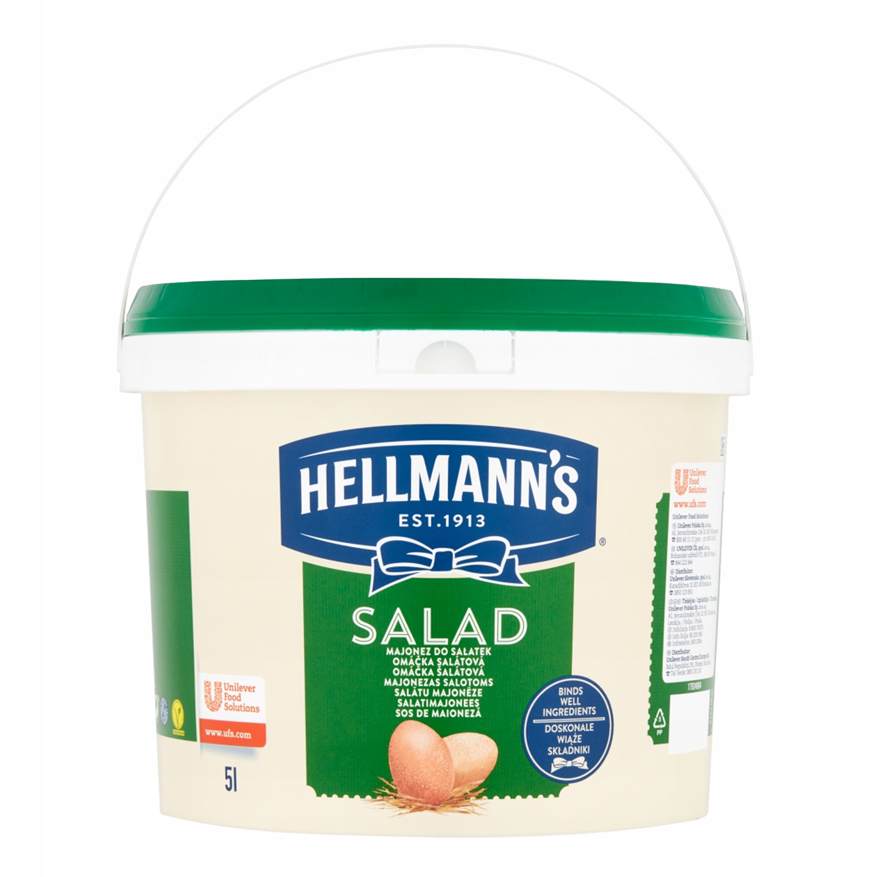 Levně Majonéza Hellmann's na saláty 5 l