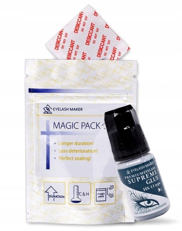 Hs 11 klej do sztucznych rzęs 2 sztuki + Podstawka Lash Holder GRATIS Marka Star Lash