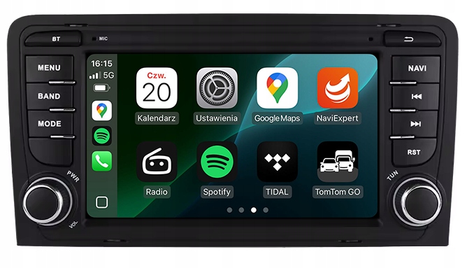 Audi A3 8P 2003-2012 Rádio Navigace Apple Carplay Android Auto