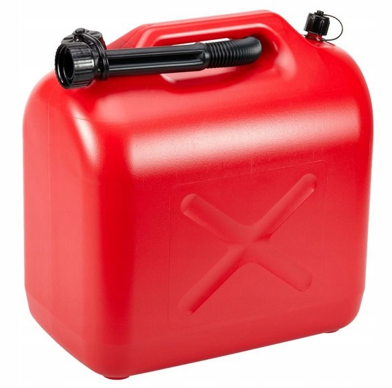 Kanystr 20 l s nálevkou na palivo lodního skútru