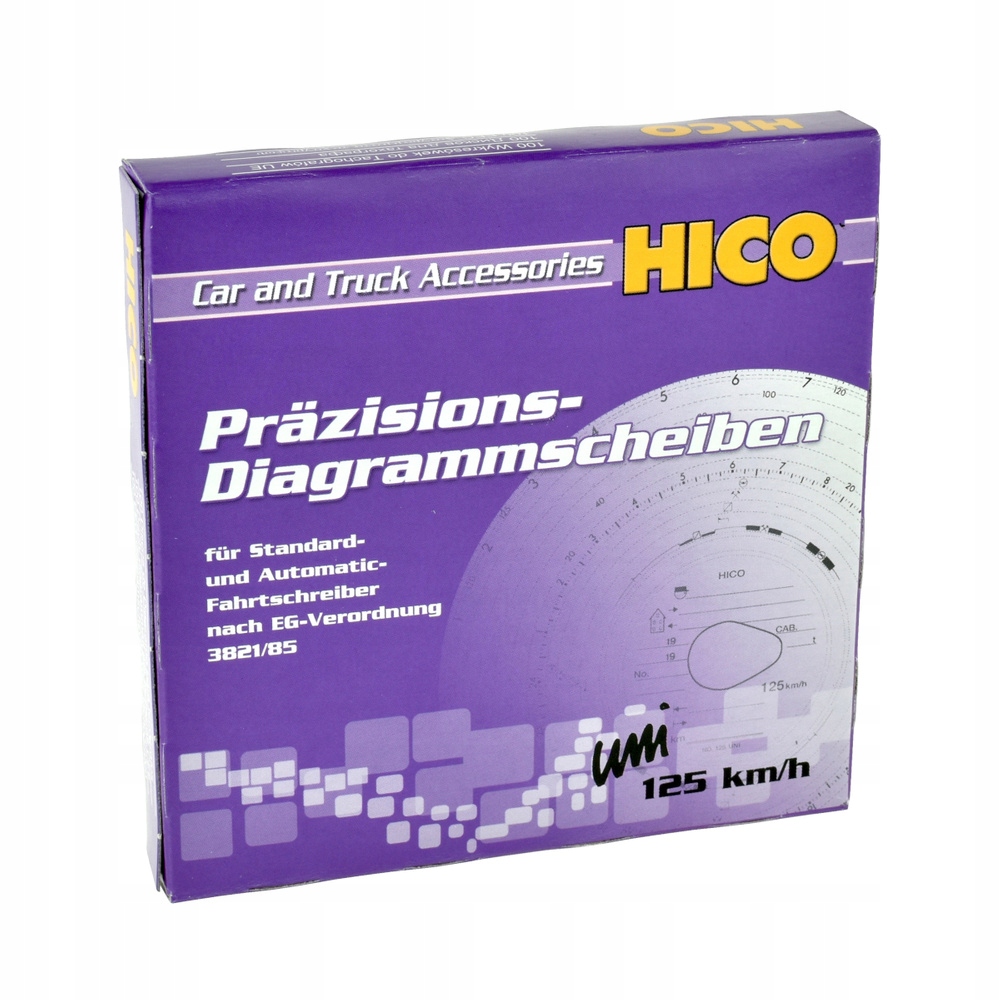 

Tarcze Tacho Wykresówki 125 Hico 100szt
