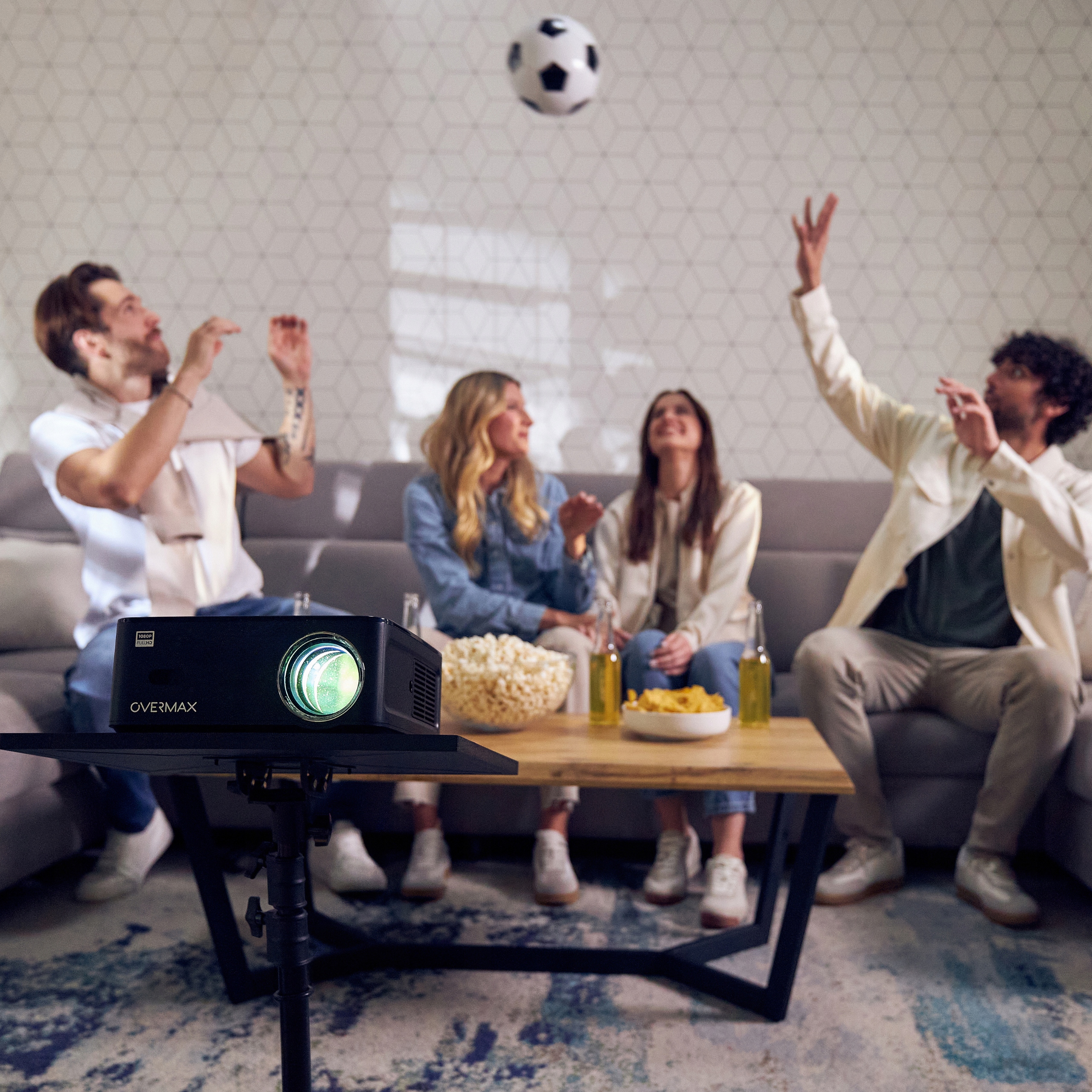 Rzutnik Projektor FullHD 6000lm Wifi Android 1080p 4000:1 + HDMI + UCHWYT Model MultiPic 5.1