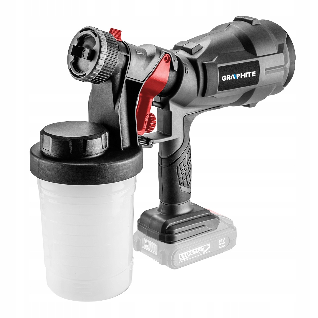 PISTOLET NATRYSKOWY HVLP AKUMULATOROWY 18V SOLO Marka Graphite