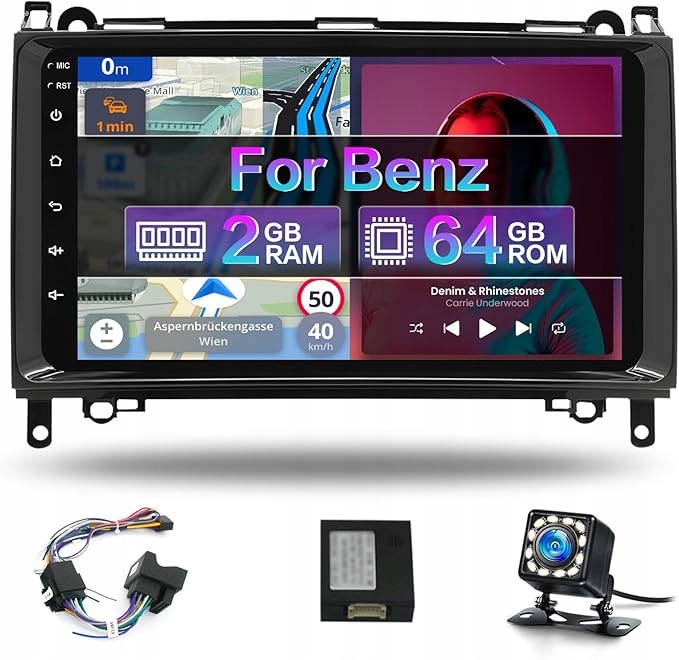 Automobilové rádio Hikity s Androidom a navigáciou